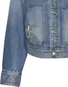 Calvin Klein WORKWEAR JACKET CK SANDED BLUE Kadın Mavi Kot Ceket