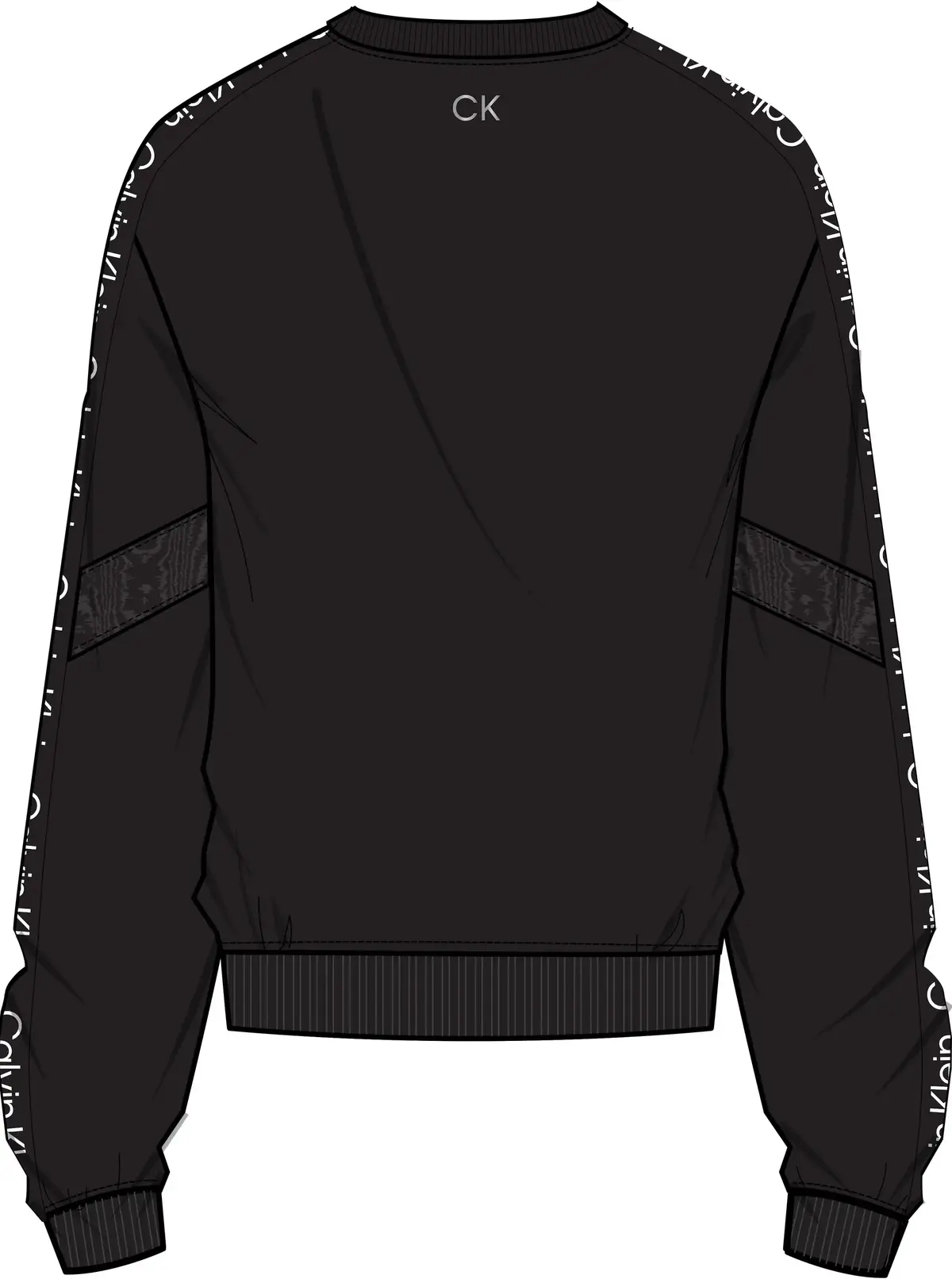 Calvin Klein PW - Pullover Kadın Siyah Sweatshirt