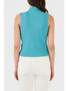 Calvin Klein A- WOVEN LABEL SL QZ TOP Yeşil Kadın Tişört Calvin Klein A- WOVEN LABEL SL QZ TOP Yeşil Kadın Tişört