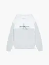 Calvin Klein CLR BLOCK MONOGRAM H Erkek Gri Hoodie