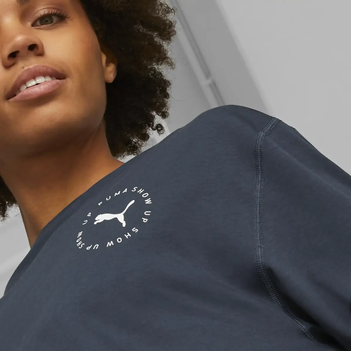 Puma Womens Graphic Tee Show Siyah Kadın T-shirt