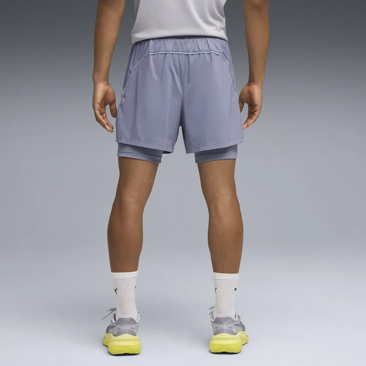 Puma RUN VELOCITY 2IN1 SHORT Gri Erkek Şort