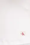 Calvin Klein A- WOVEN LABEL SL QZ TOP Beyaz Kadın Tişört Calvin Klein A- WOVEN LABEL SL QZ TOP Beyaz Kadın Tişört