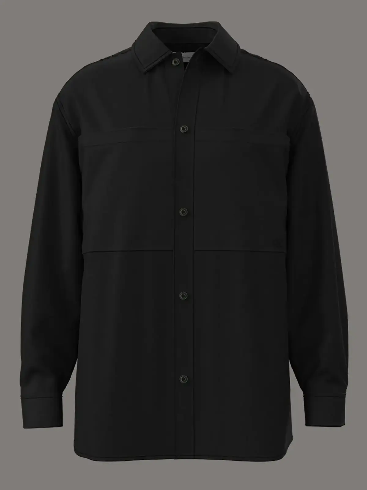 Calvin Klein LS RIPSTOP RELAXED SHIRT Siyah Erkek Gömlek Calvin Klein LS RIPSTOP RELAXED SHIRT Siyah Erkek Gömlek