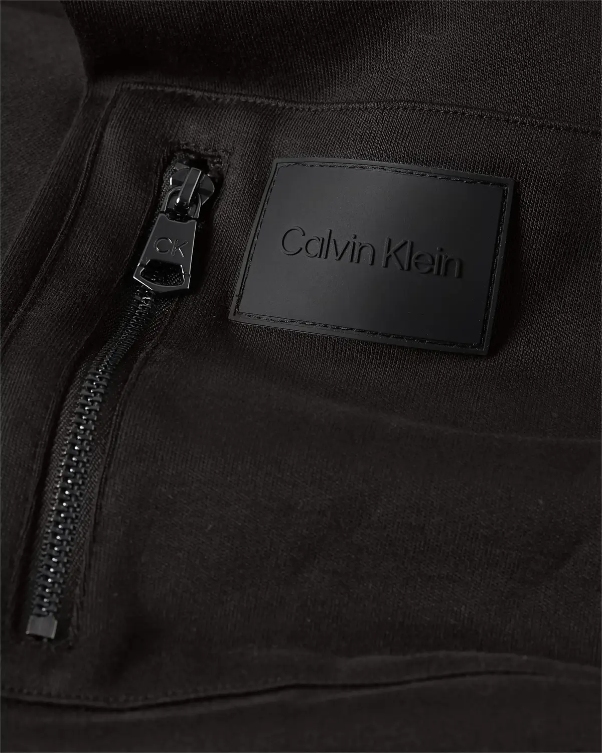 Calvin Klein SMOOTH COTTON COMFOR Erkek Siyah Hoodie