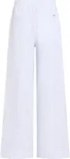 Calvin Klein SOFT LINEN PANT Kadın Beyaz Pantolon