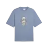 Puma GRAPHIC Tee Mavi Erkek T-Shirt & Polo