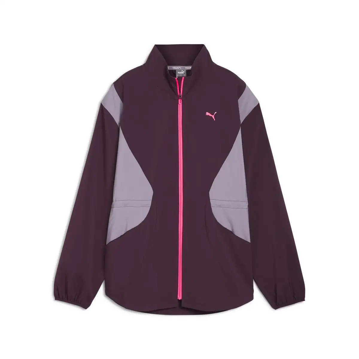 Puma TRAINING WOVEN JACKET - LONG Siyah Kadın Sweatshirt