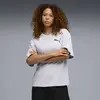 PUMA GRAPHICS Tee Gri Kadın T-Shirt & Polo