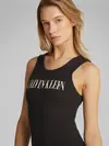 Calvin Klein VARSITY Siyah Kadın Mini Elbise