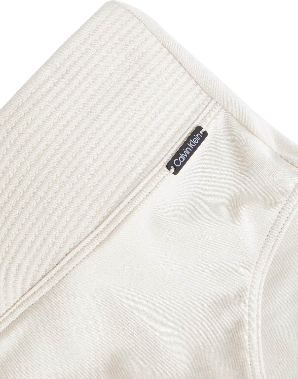 Calvin Klein HIGH WAISTED BIKINI Kadın Krem Bikini Altı