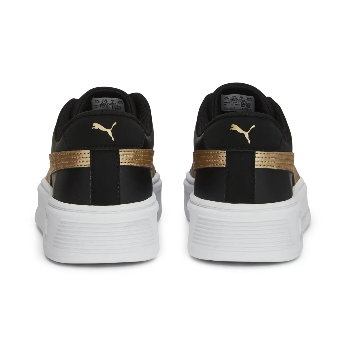 Puma Smash Platform v3 Metallics Siyah Kadın Günlük Spor Ayakkabı