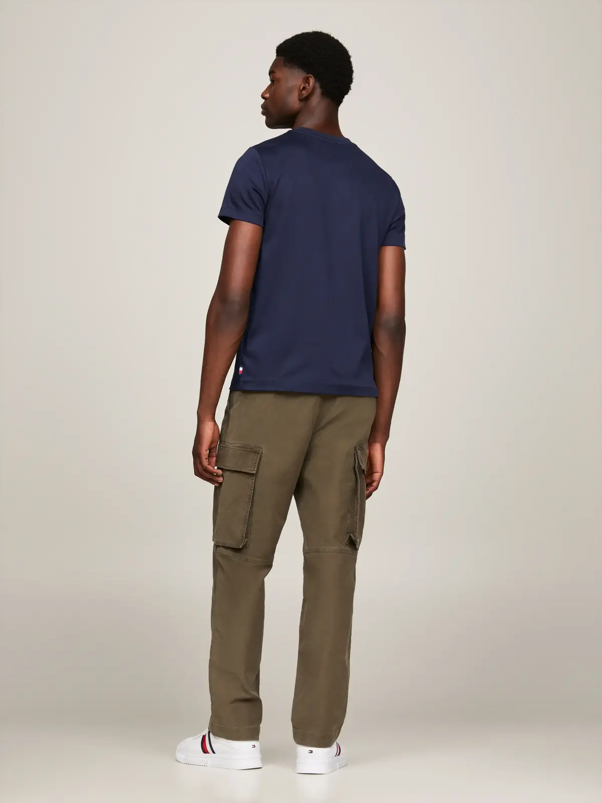 Tommy Hilfiger LUXURY INTERLOCK TEE, DW5 Siyah Erkek T-Shirt & Polo