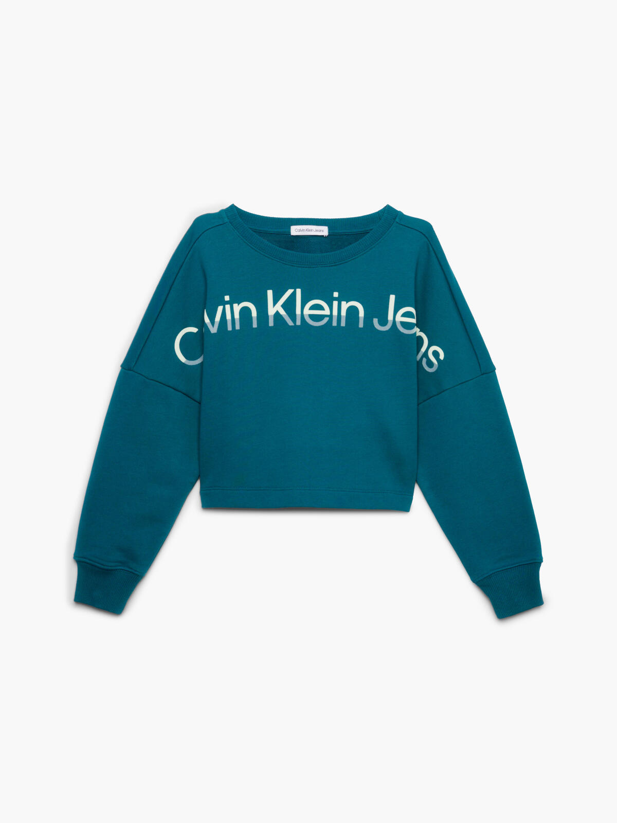 Calvin Klein HERO LOGO CN SWEATSH Kadın Yeşil Sweatshirt