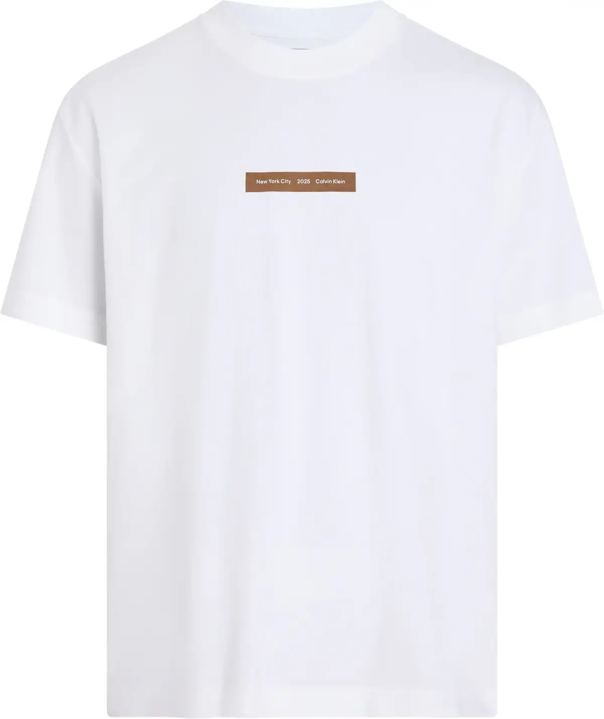 Calvin Klein NYC 2025 TEE, YAF Beyaz Erkek T-Shirt & Polo