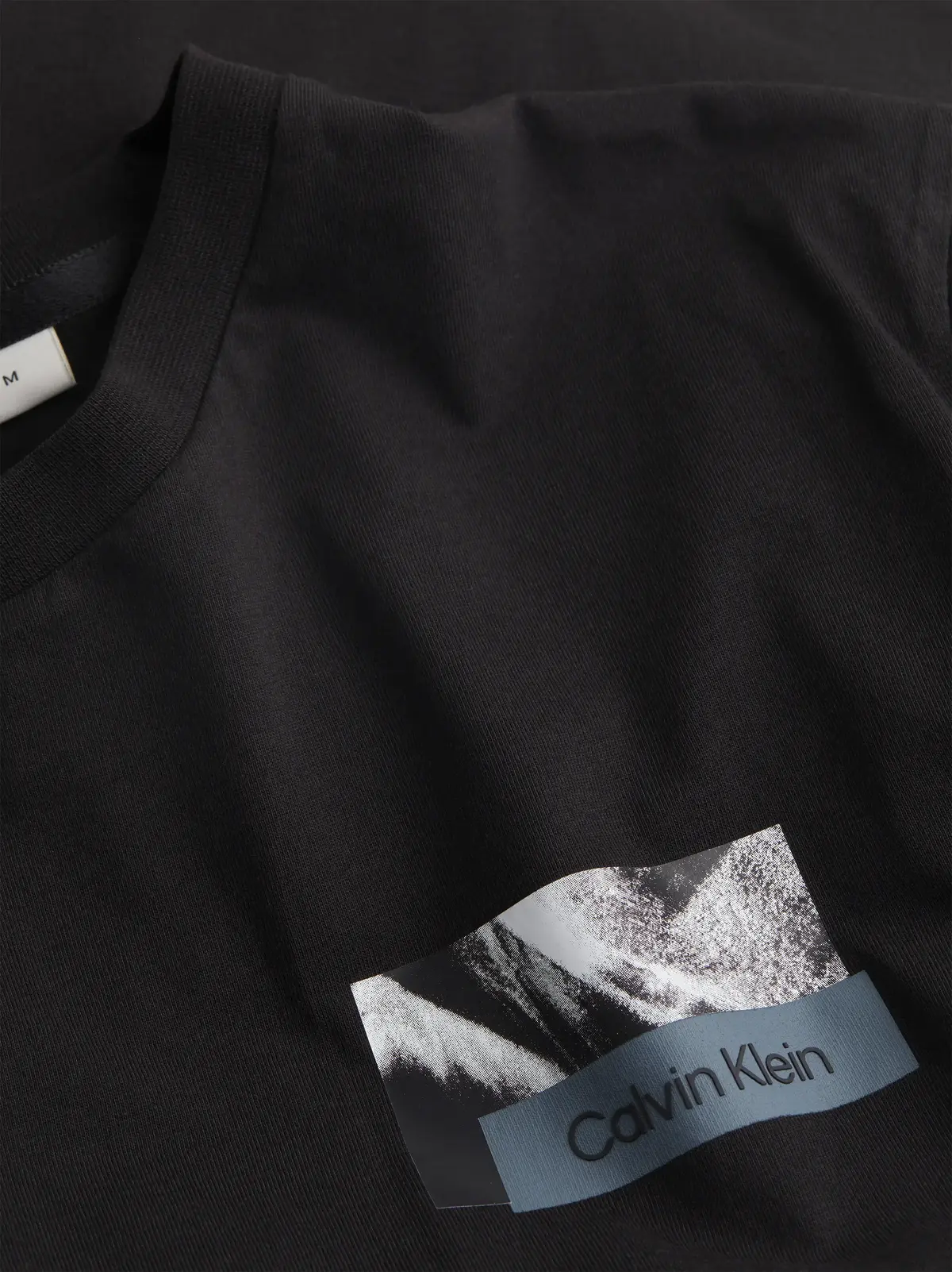 Calvin Klein BACK LOGO GRAPHIC T-, BEH Siyah Erkek T-Shirt & Polo