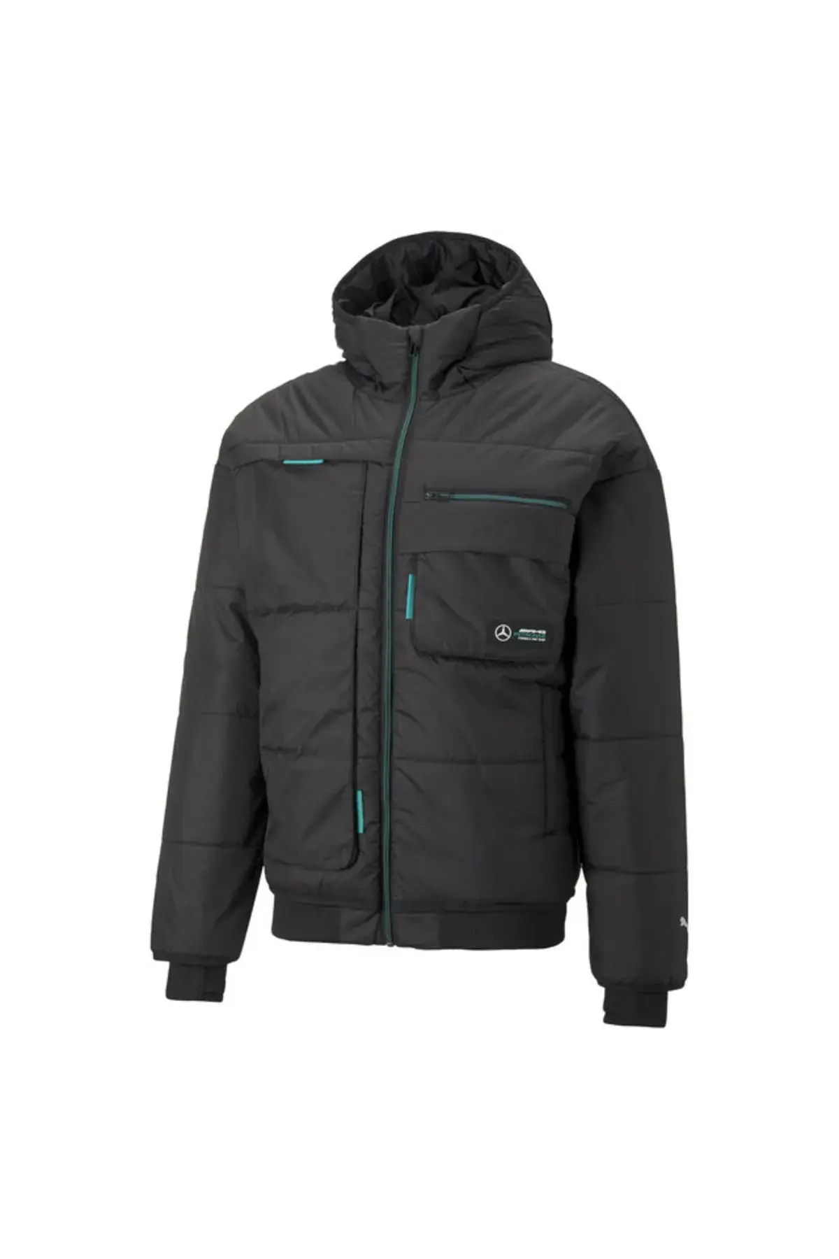 Puma Mapf1 Rct Padded Jacket Siyah Erkek Fermuarlı Spor Ceket