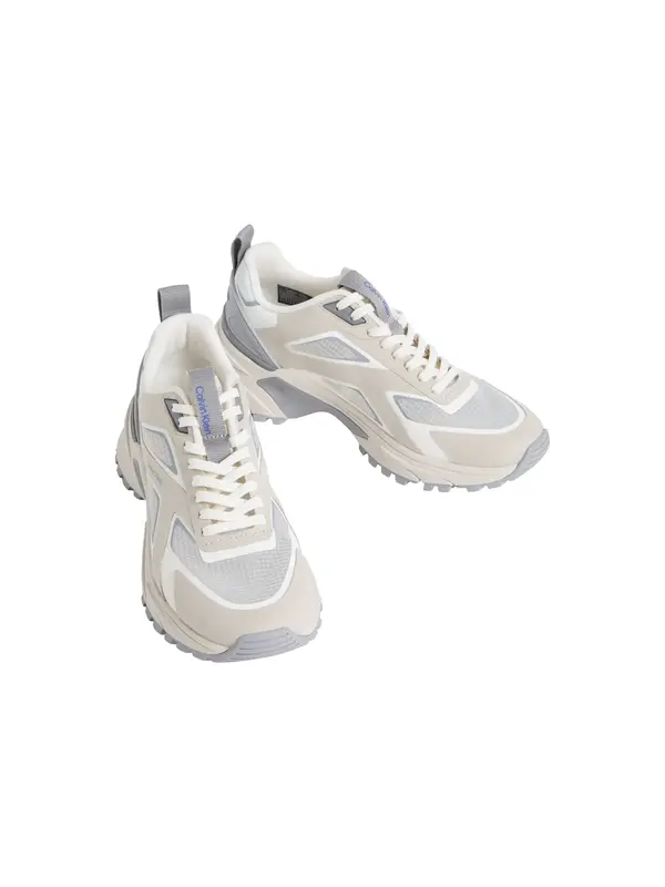Calvin Klein HIKE RUN CKSTRIPE RI, 0GC, 36 Bej Kadın Yürüyüş ve Koşu Ayakkabısı