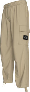 Calvin Klein REGULAR STRAIGHT CAR Erkek Krem Kargo Pantolonu