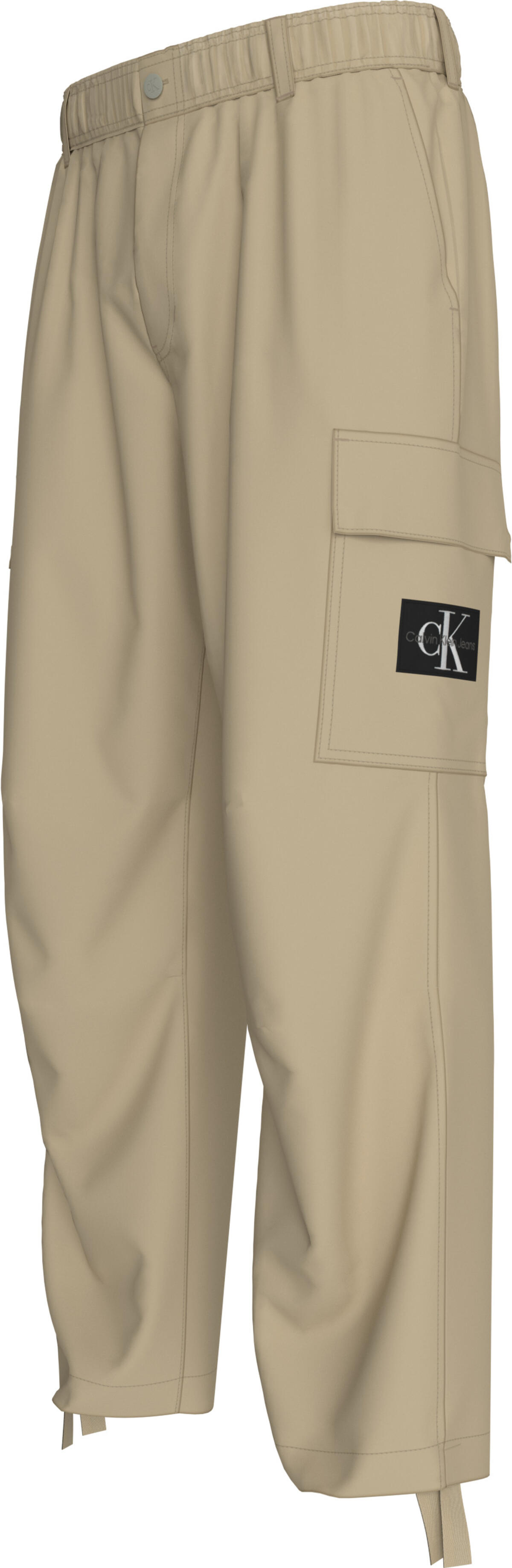 Calvin Klein REGULAR STRAIGHT CAR Erkek Krem Kargo Pantolonu