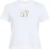 Calvin Klein FRONT PHOTO GRAPHIC, YAA Beyaz Kadın T-Shirt & Polo