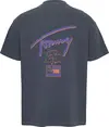 Tommy Hilfiger TJM RLX FADED GRAPHI, C1G Lacivert Erkek T-Shirt & Polo