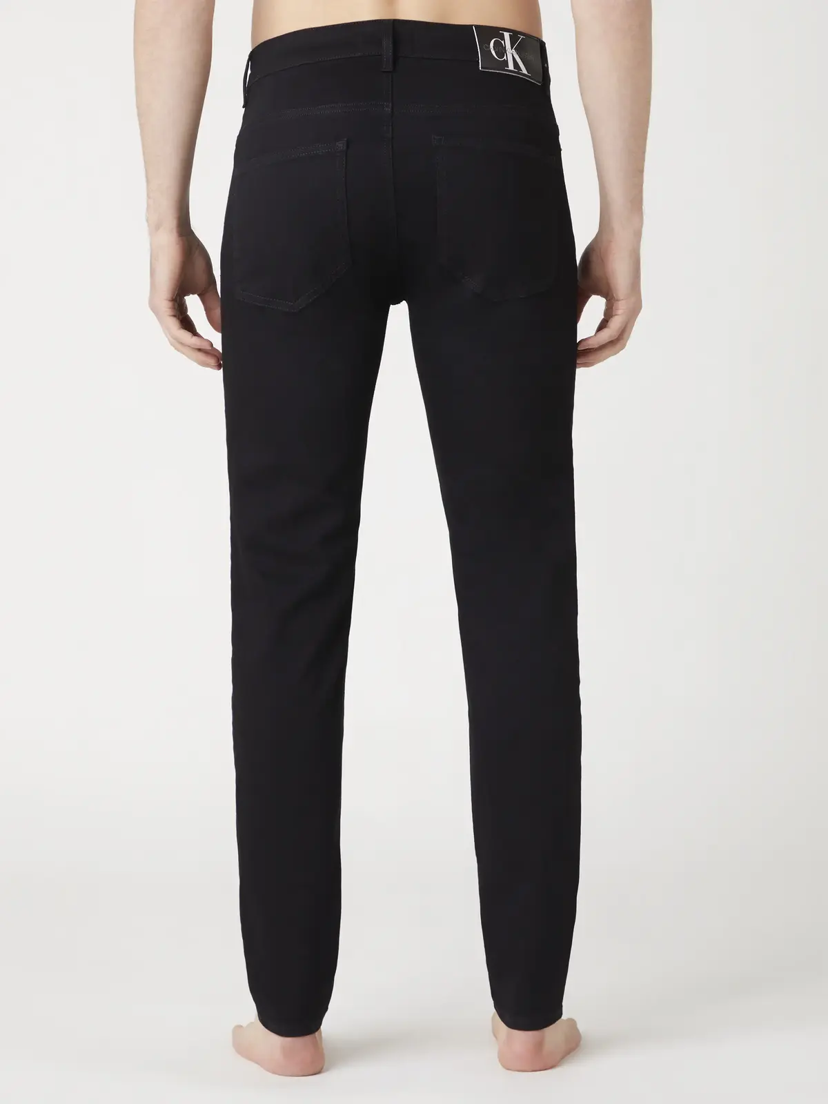Calvin Klein SKINNY TAPER Erkek Antrasit Kot Pantolon