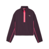 Puma RUN FOR HER WOVEN 1/2 ZIP Mor Kadın Sweatshirt