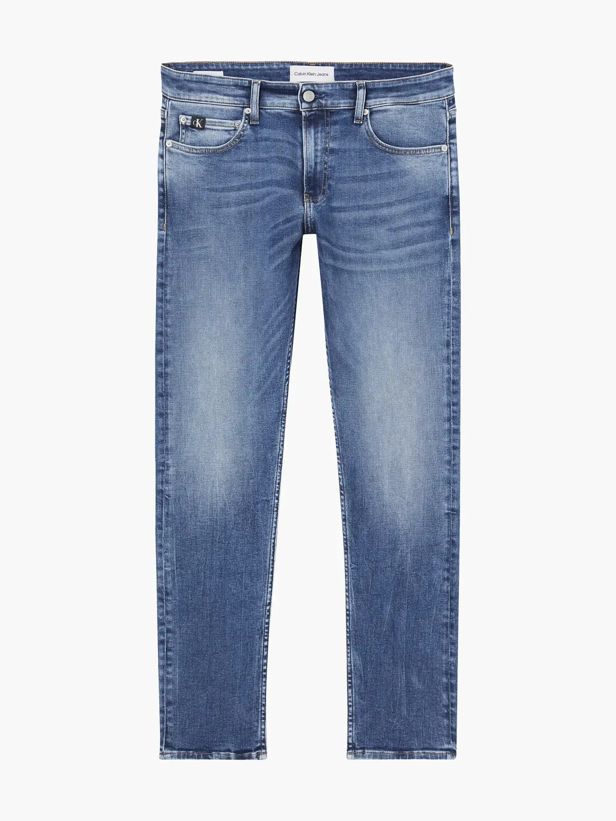 Calvin Klein SLIM Erkek Mavi Kot Pantolon