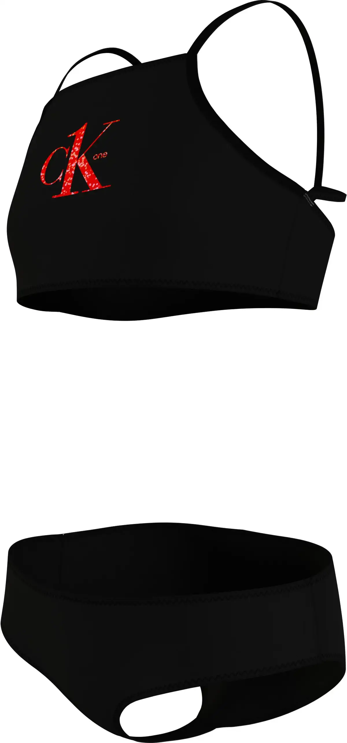 Calvin Klein BRALETTE BIKINI SET Kadın Siyah Bikini Takımı