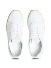 Calvin Klein LOW PROFILE RUNNER Deri Beyaz Spor Ayakkabı