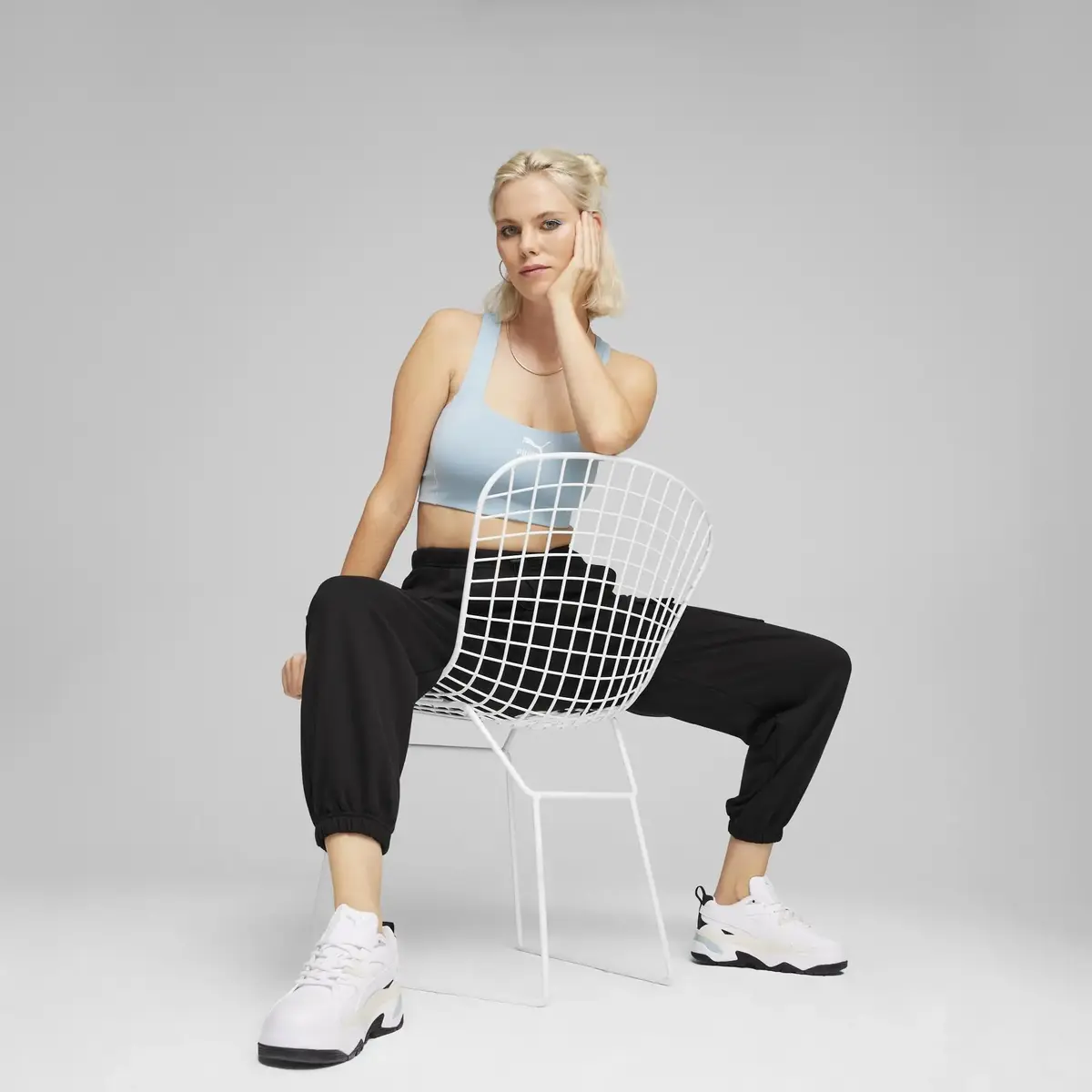 PUMA T7 Crop Top Turkuaz Kadın Crop