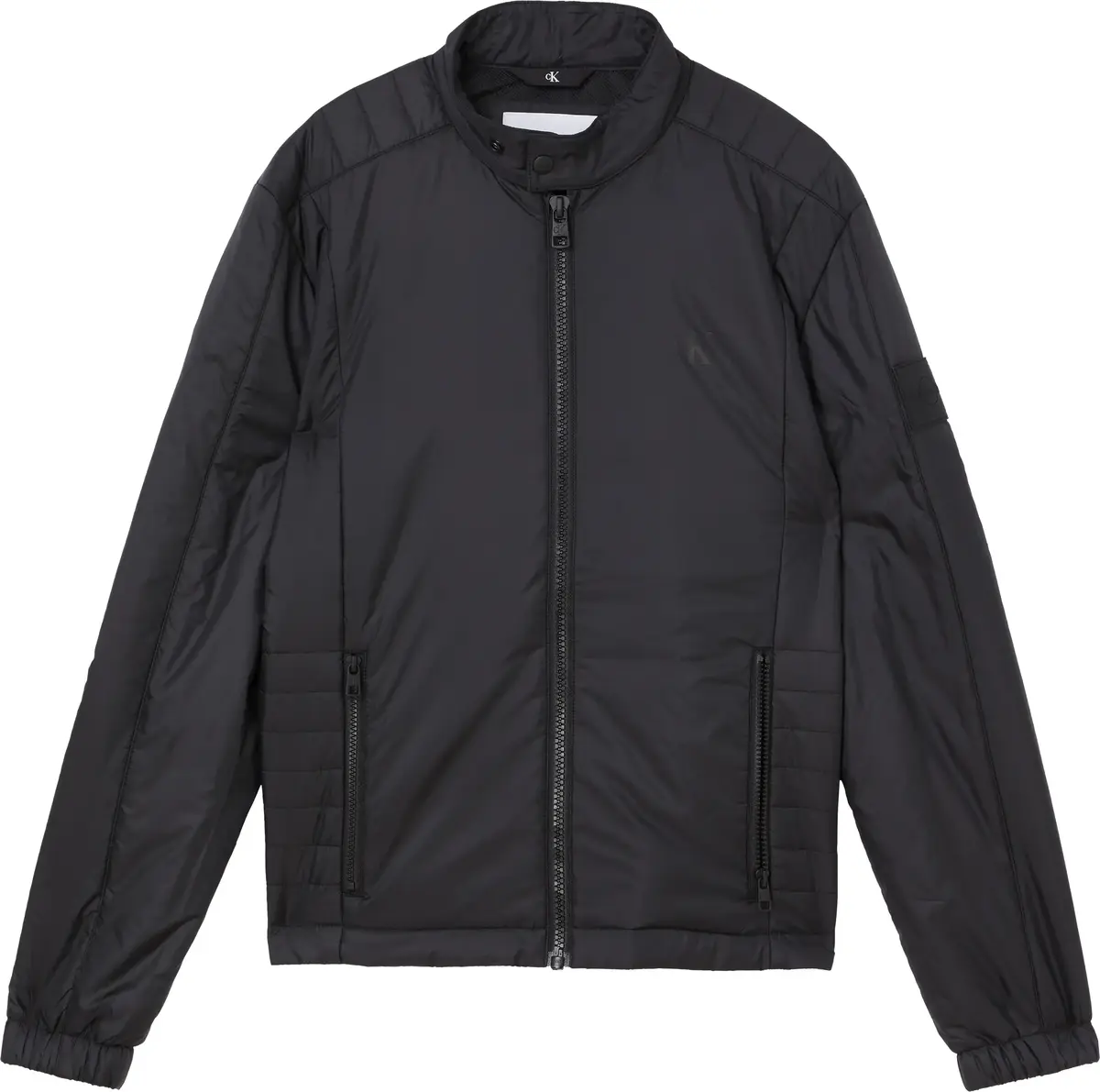 Calvin Klein MOTO JACKET Erkek Siyah Şişme Mont