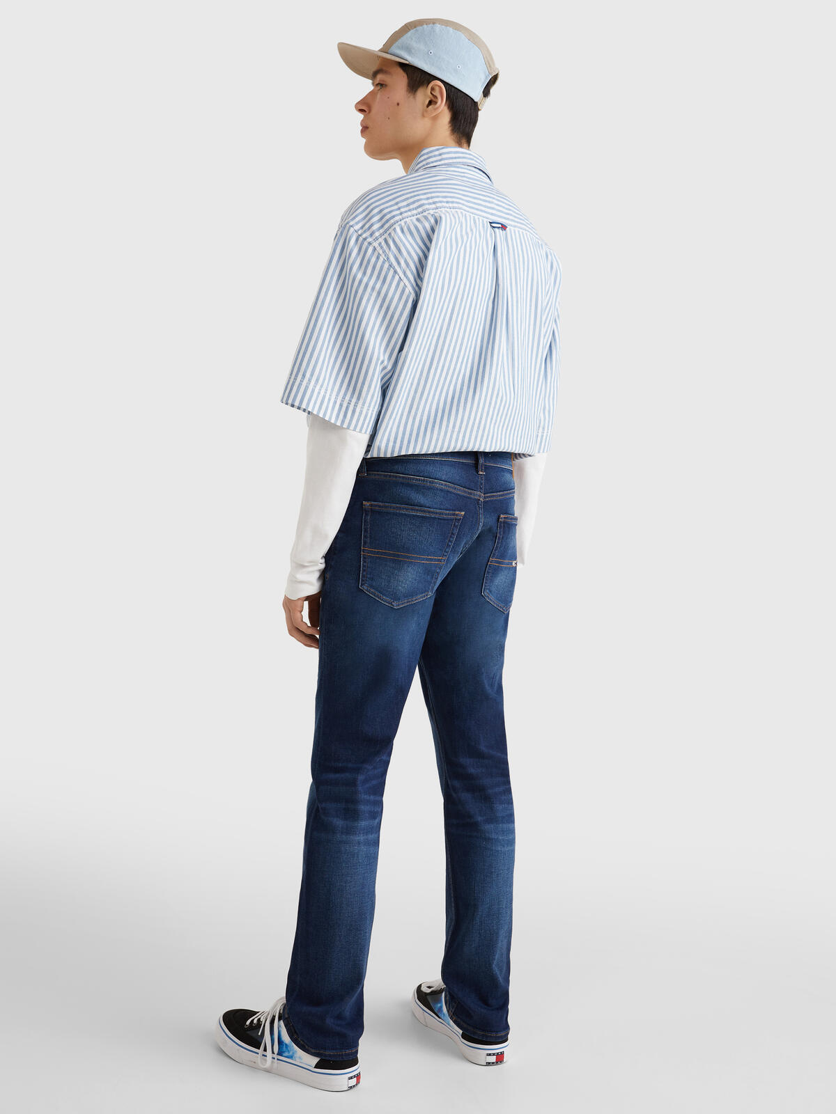 Tommy Hilfiger SCANTON SLIM ASDBS Erkek Mavi Kot Pantolon