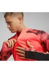 Puma İndividualfınal Wc 1/4 Zip Top Kırmızı Erkek Fermuarlı Futbol Üst