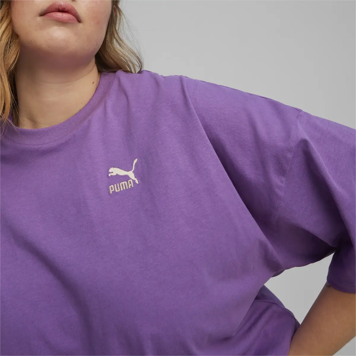 Puma BETTER CLASSICS Tee Mor Kadın Tişört