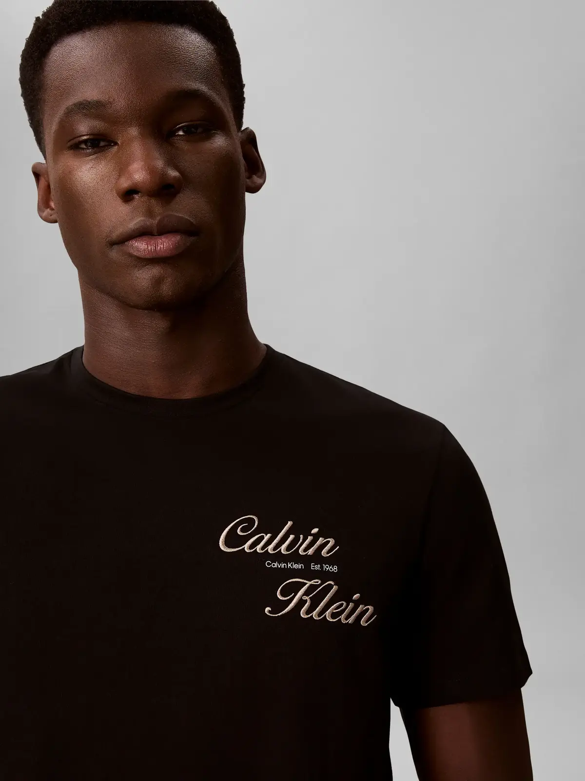 Calvin Klein SS 30s EU CALVIN KLEIN Siyah Erkek Tişört