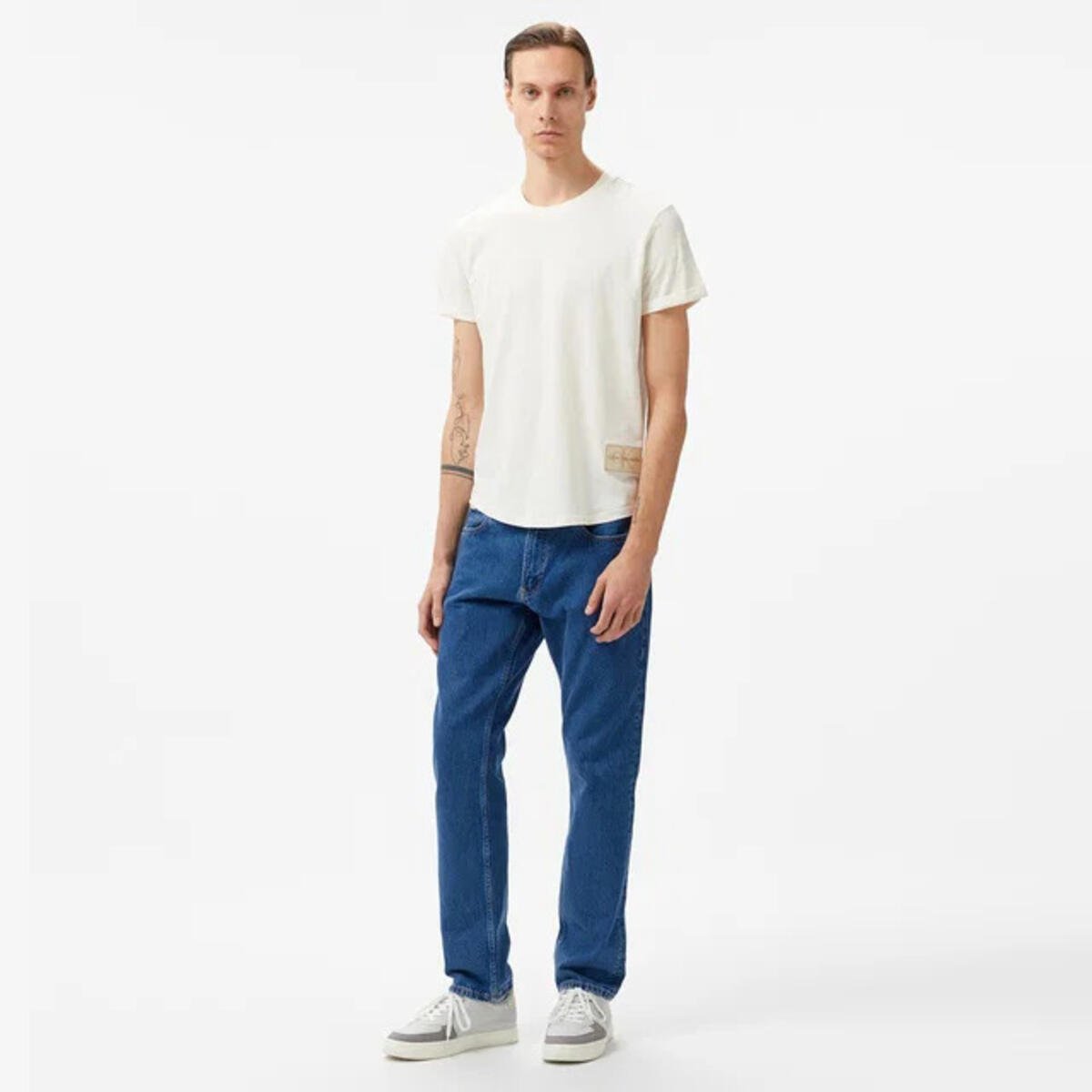 Calvin Klein SLIM STRAIGHT, 1A4 Lacivert Erkek Pantolon