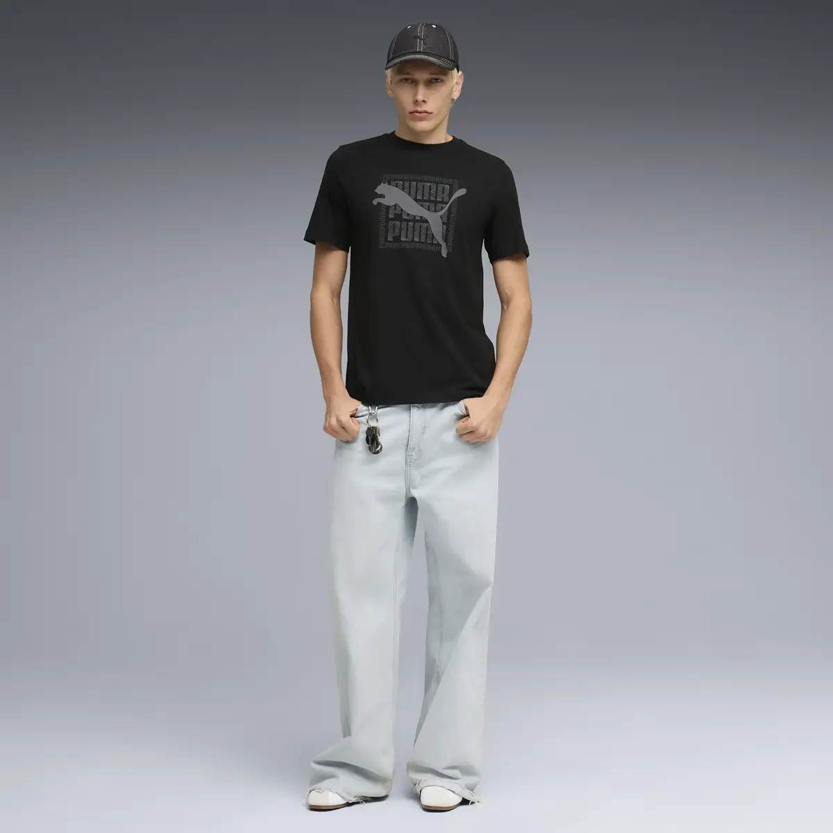 Puma GRAPHIC Tee Siyah Erkek T-Shirt & Polo