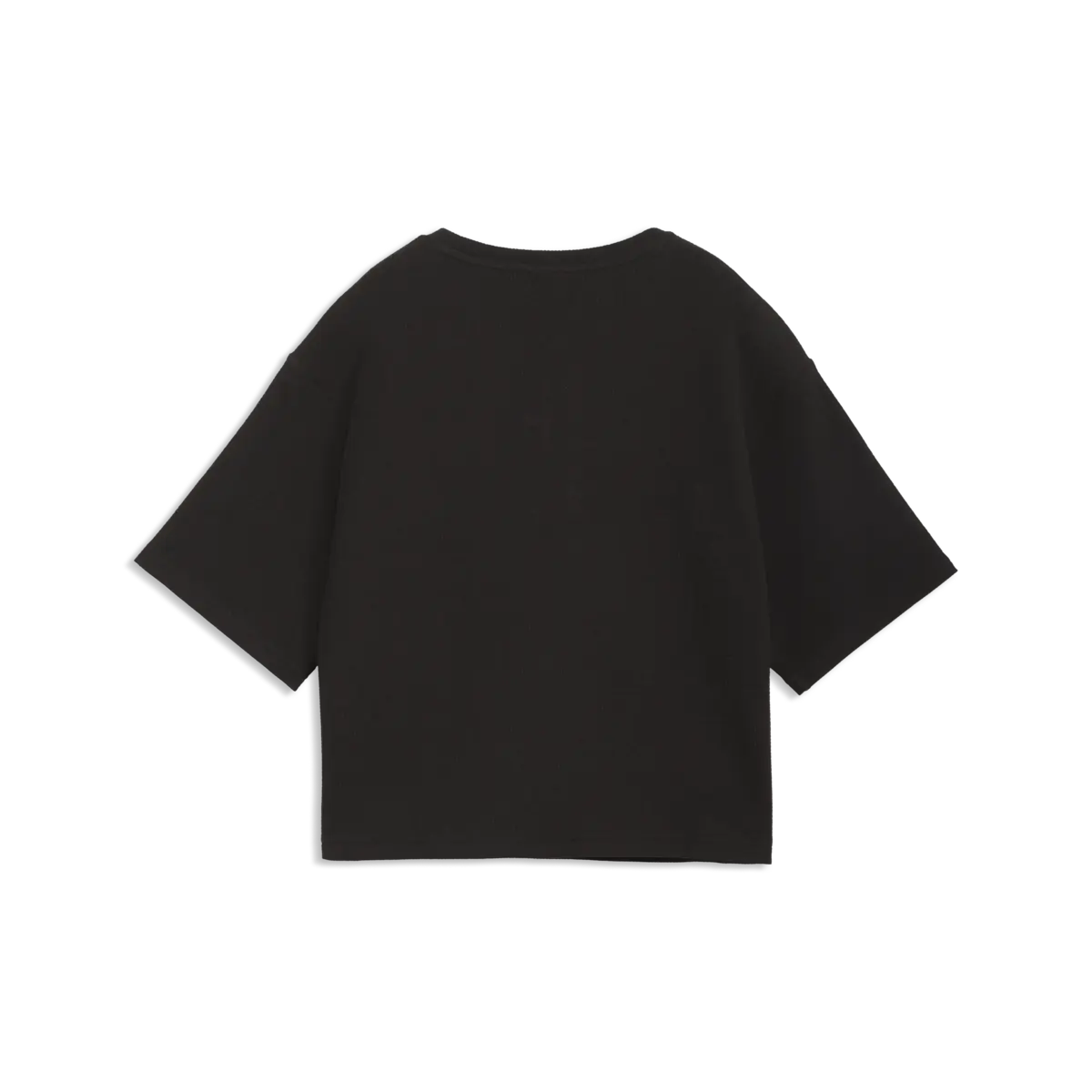 Puma ESS ELEVATED Tee Siyah Kadın Tişört