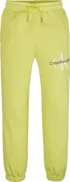 Calvin Klein GLOW IN THE DARK LOG Erkek Sarı Eşofman Altı