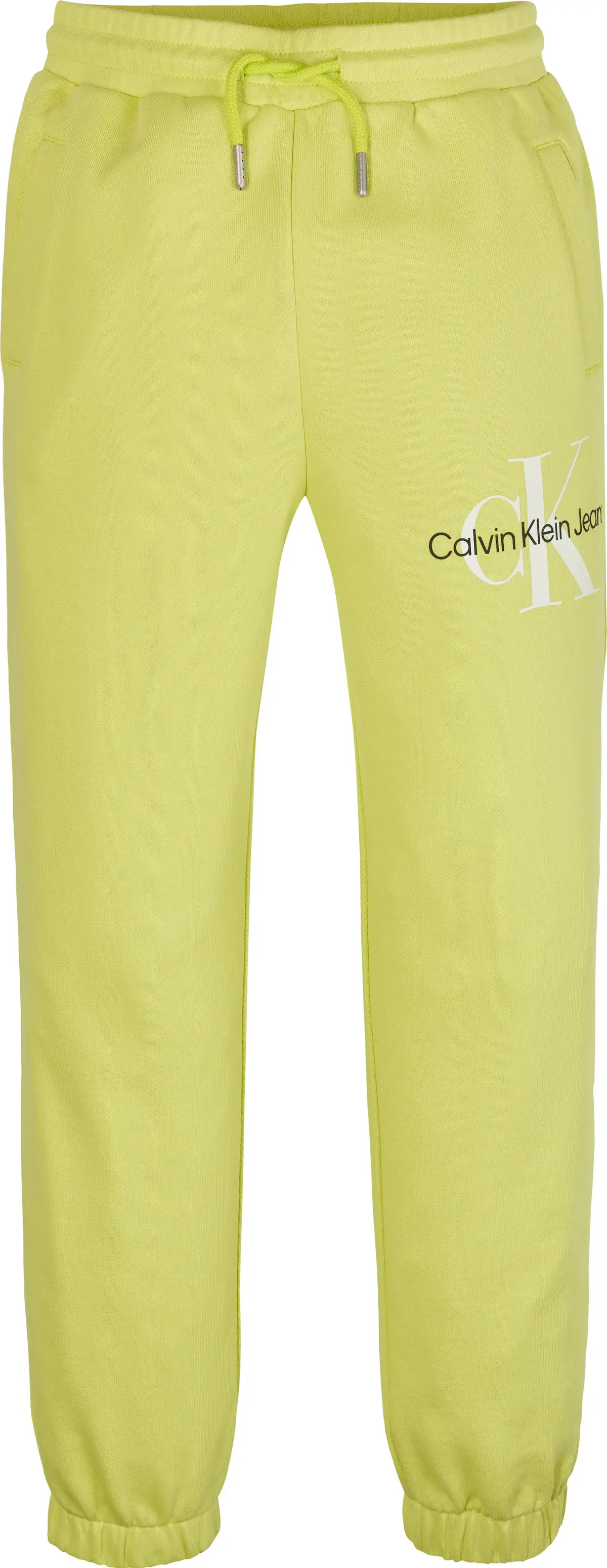 Calvin Klein GLOW IN THE DARK LOG Erkek Sarı Eşofman Altı
