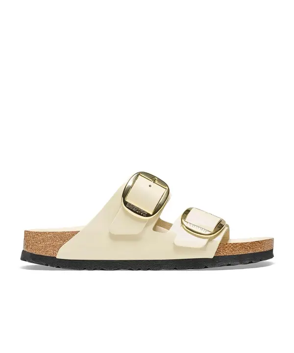 Birkenstock ARIZONA BIG BUCKLE NL HIGH SHINE Bej Kadın Terlik