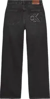 Calvin Klein SIGNATURE 90s STRAIGHT CK SANDED Kadın Siyah Kot Pantolon