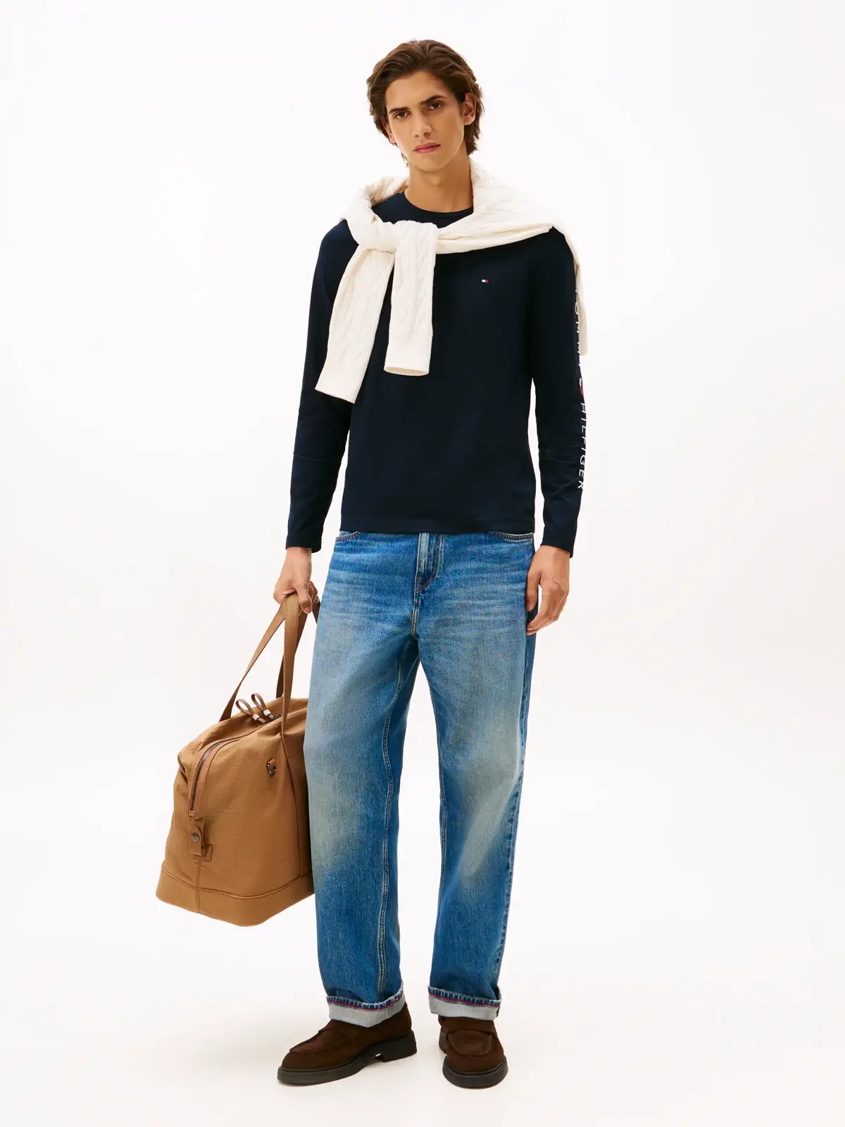 TOMMY LOGO LONG SLEE, DW5