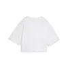 Puma WARDROBE ESS Oversized Short Tee Beyaz Kadın Kısa T-Shirt