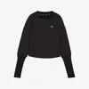 Puma STUDIO CLOUDSPUN CREW Siyah Kadın Sweatshirt