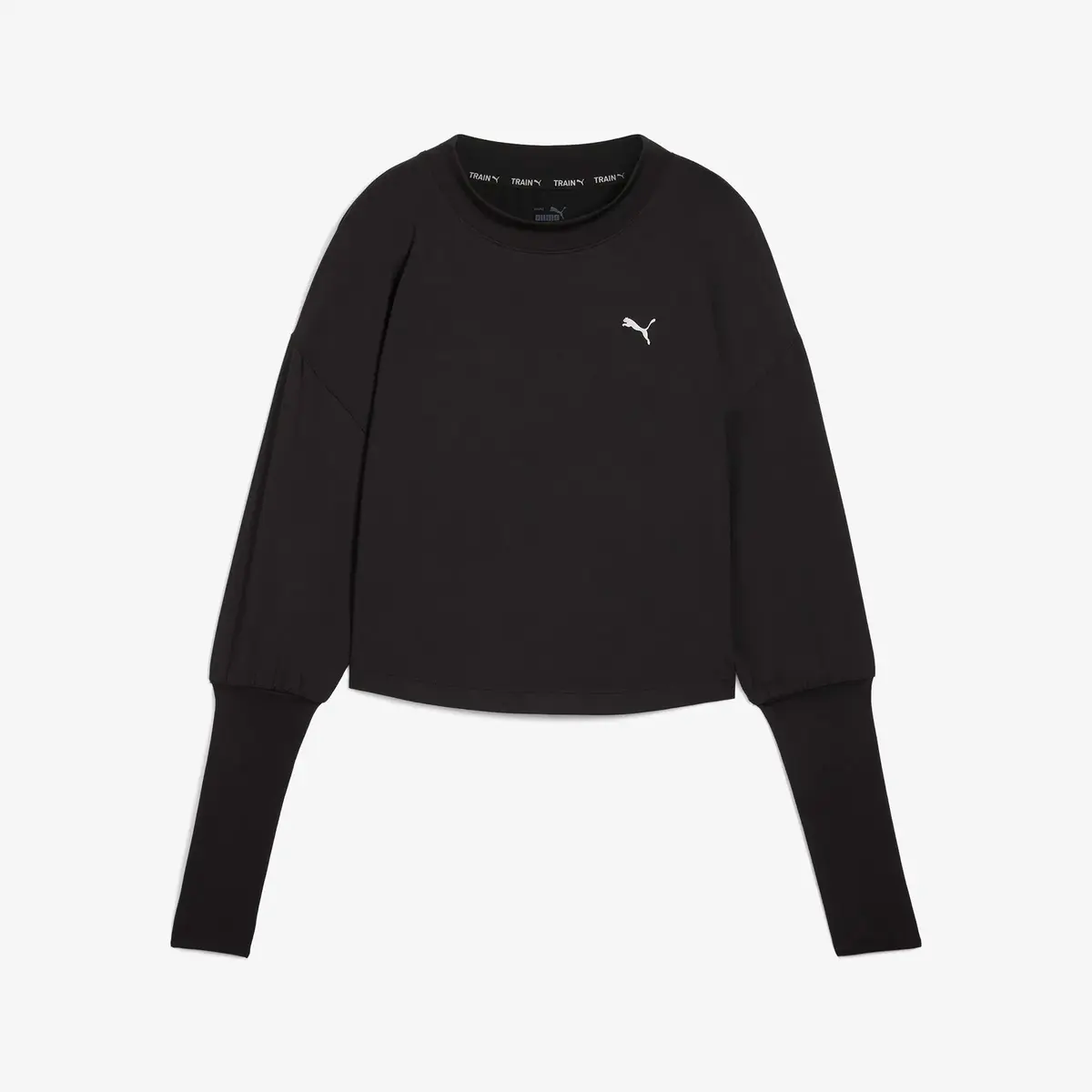 Puma STUDIO CLOUDSPUN CREW Siyah Kadın Sweatshirt