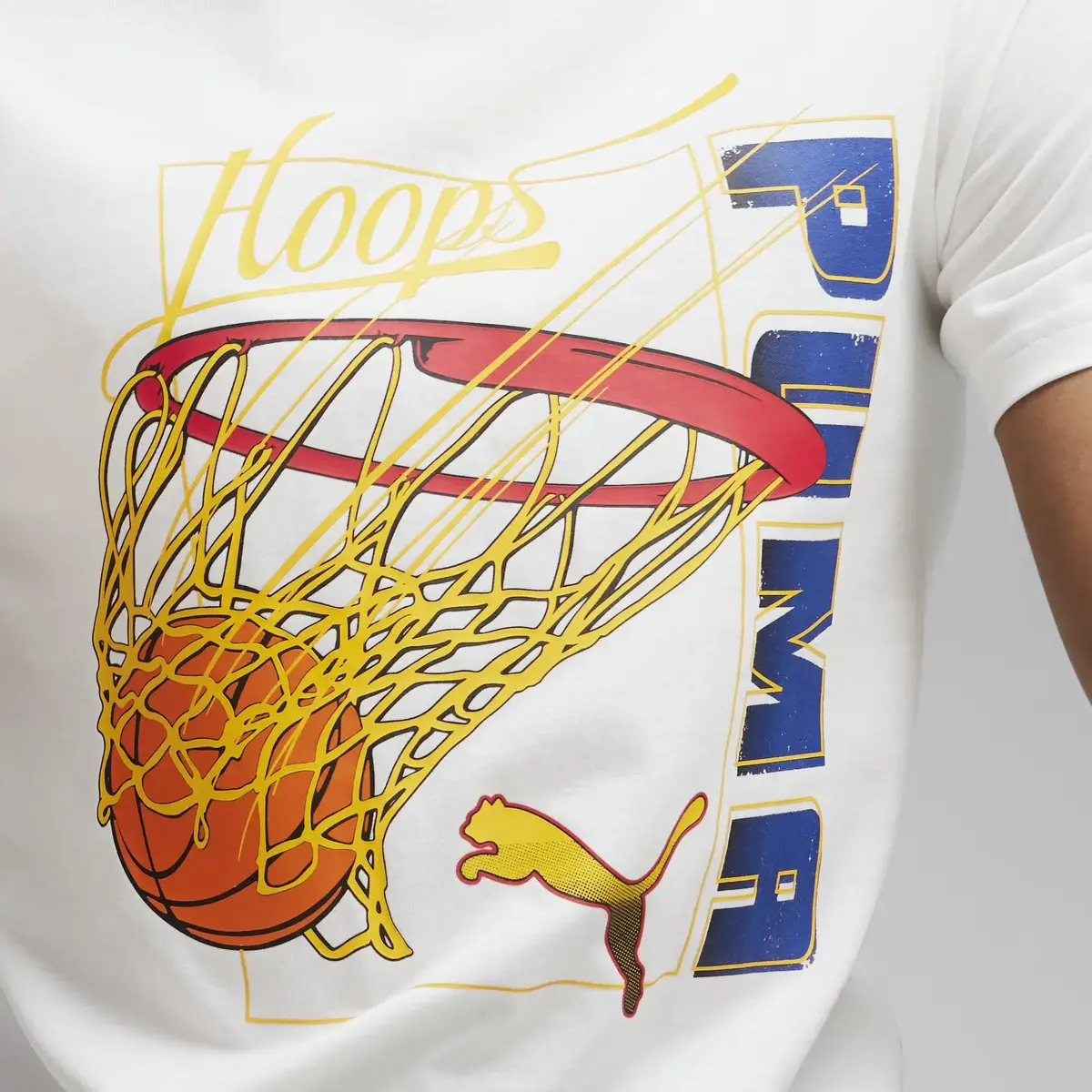 Puma Swished Tee Beyaz Erkek T-Shirt