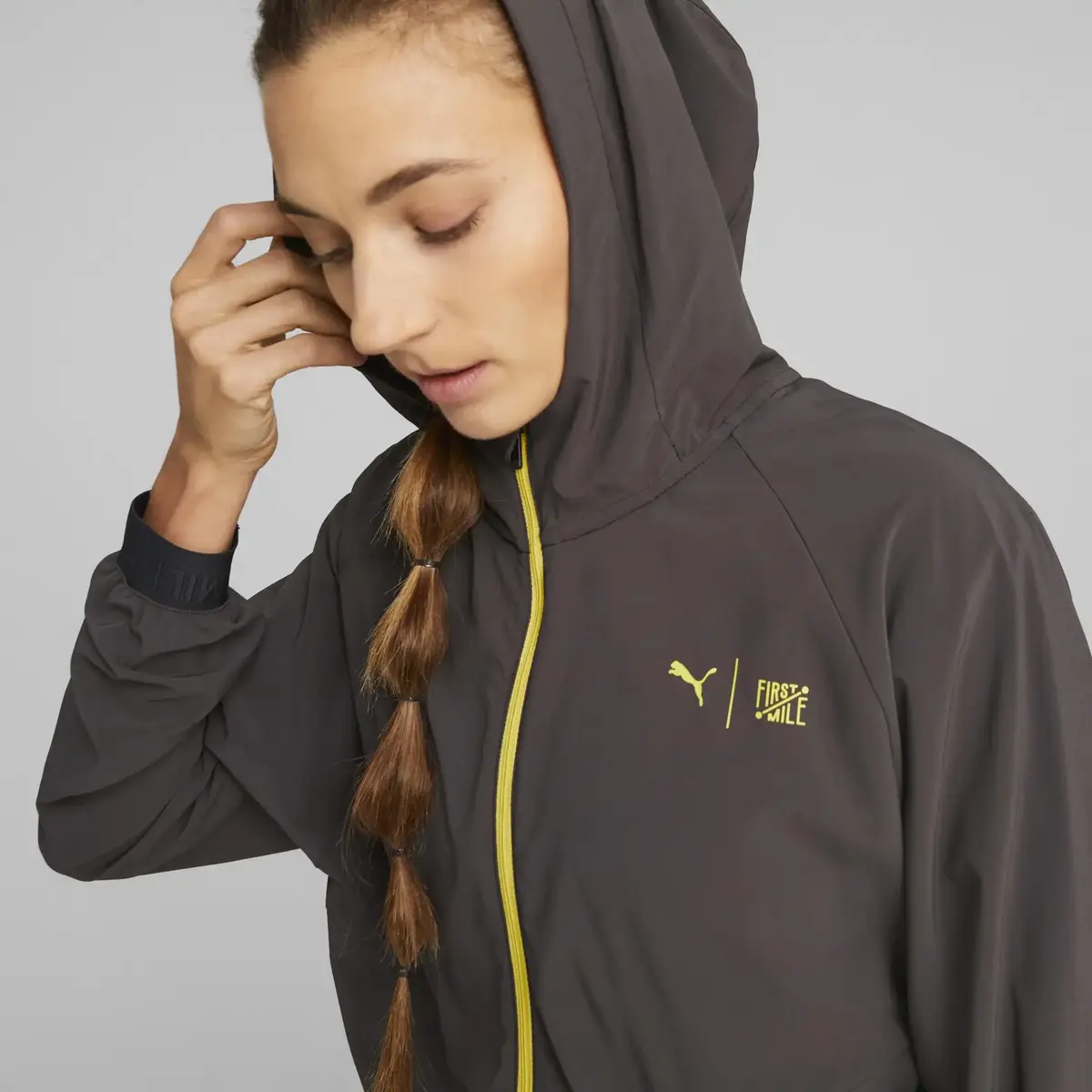 Puma W First Mile Woven Jacket Siyah Kadın Ceket